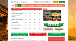 Desktop Screenshot of carrentalinvaranasi.com